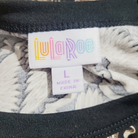 LULAROE Woman's Patriotic Raglan Sleeve Jersey Top Shirt 4th Of July Size Large - Picture 10 of 11